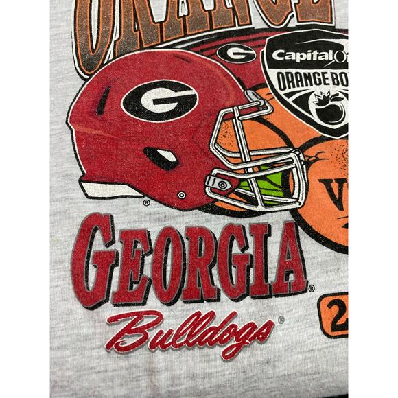 47 Brand 2023 Capital One Orange Bowl Georgia Vs FSU T-Shirt Gray Size Medium - Picture 8 of 8